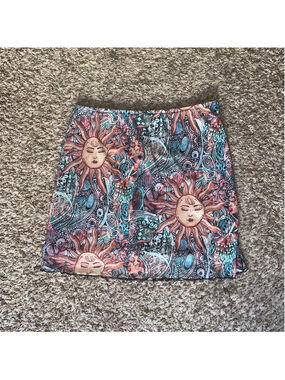 Women's Unbranded Celestial Mesh Mini Skirt, Size XL